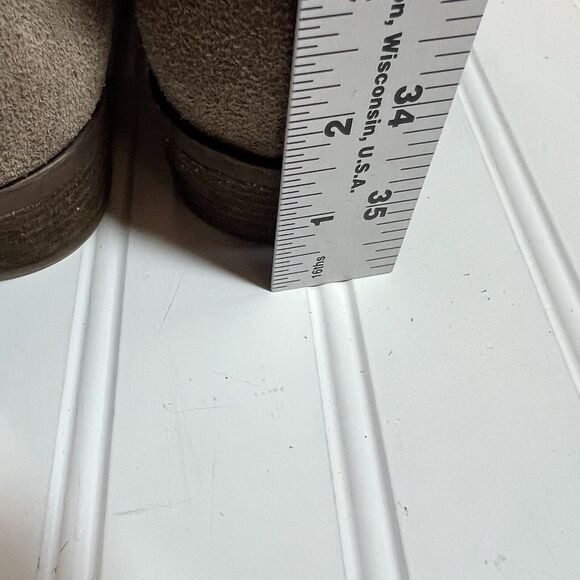 Lucky Brand Womens Suede Leather Ankle Booties Tan 8M - Picture 11 of 12